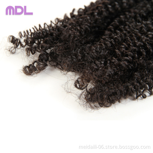 High quality wholesale remy human hair kinky curly factory price virgin indian bulk braiding